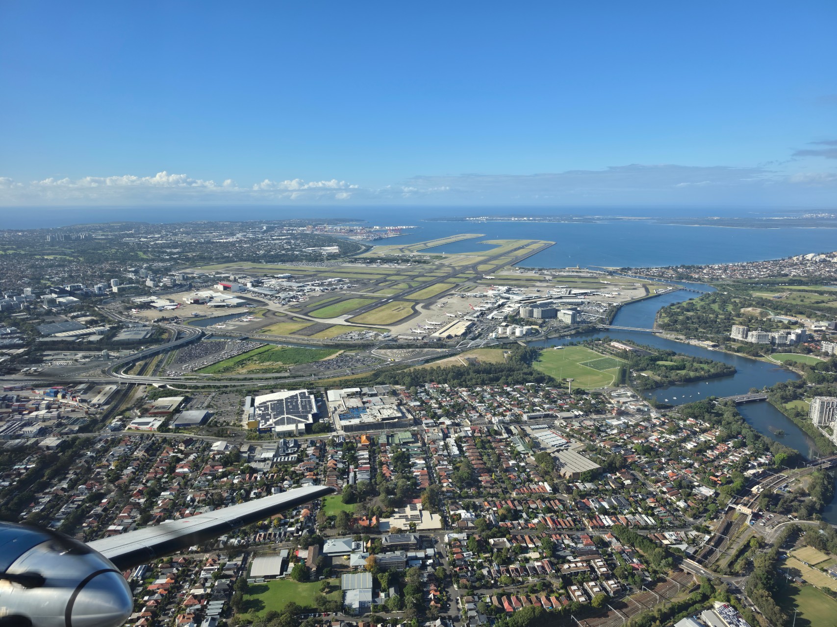 Cockpit aerial view
